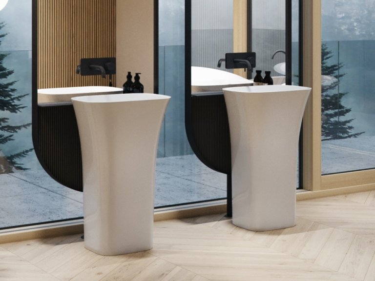 Umywalka Assos biała połysk